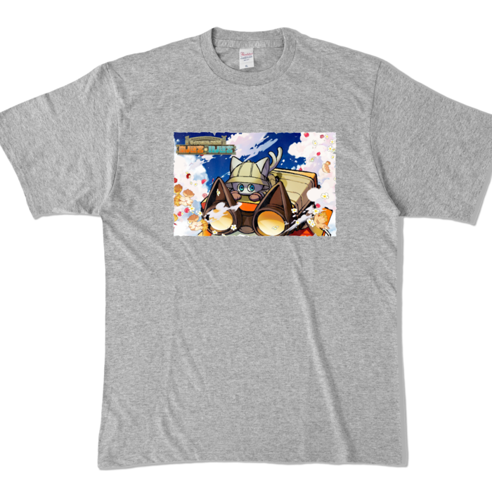 カラーTシャツ - XL - 杢グレー (濃色)