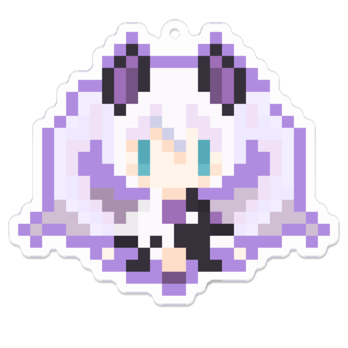 アクリルキーホルダー(コーティング) - 70 x 70 (mm)