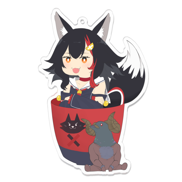 アクリルキーホルダー - 100 x 100 (mm)