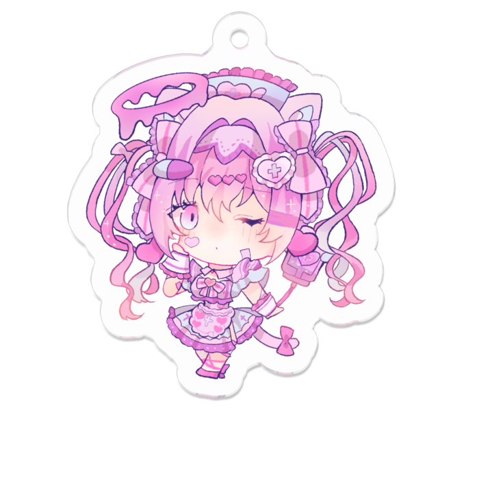 アクリルキーホルダー - 50 x 50 (mm)