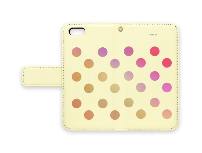 手帳型iPhoneケース - iPhone5 - ストラップ穴 あり