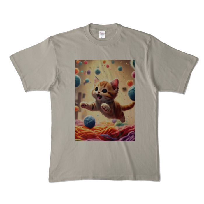 カラーTシャツ - XL - シルバーグレー (淡色)