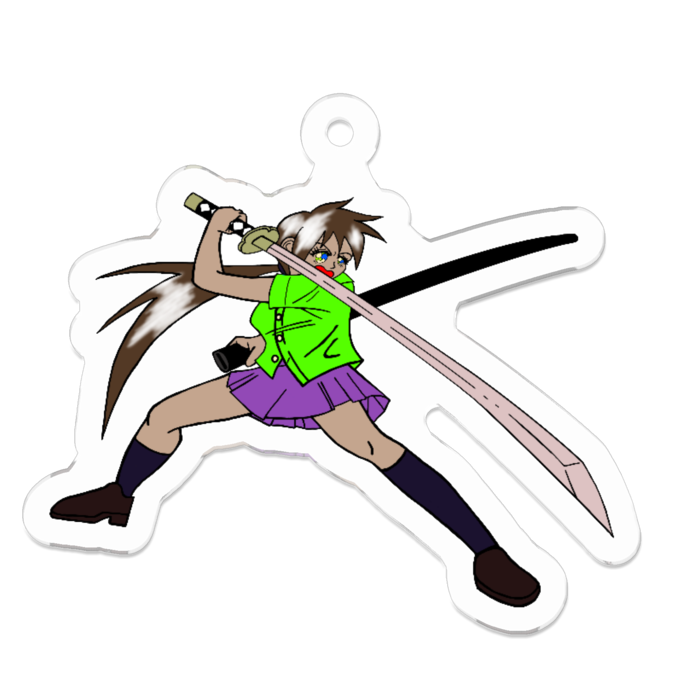 アクリルキーホルダー - 50 x 50 (mm)