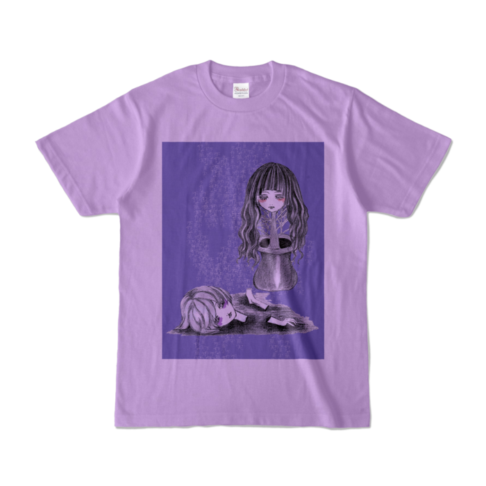 カラーTシャツ - S - ライトパープル (淡色)