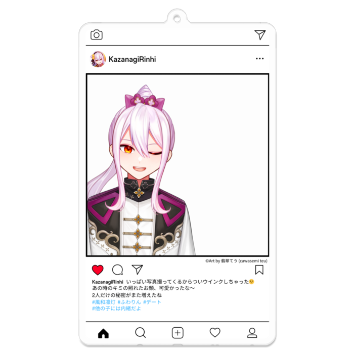 立ち絵左：ウインク（ライトモードver）
