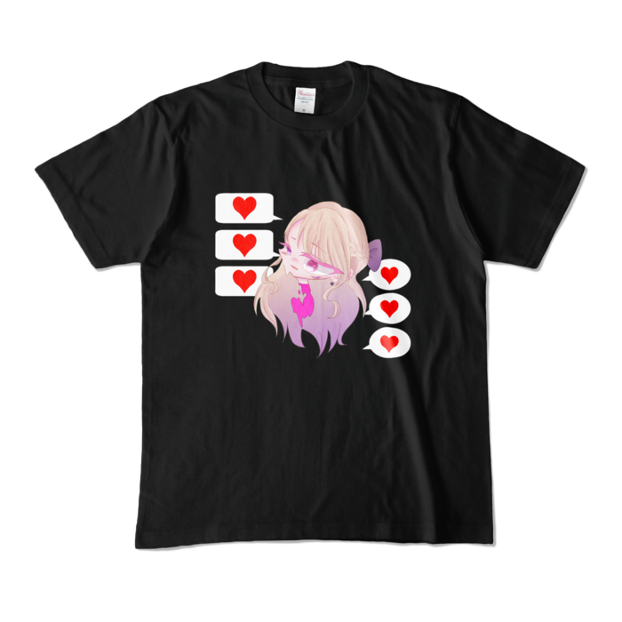 カラーTシャツ - M - ブラック (濃色)