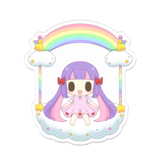アクリルバッジ - 70 x 70 (mm)