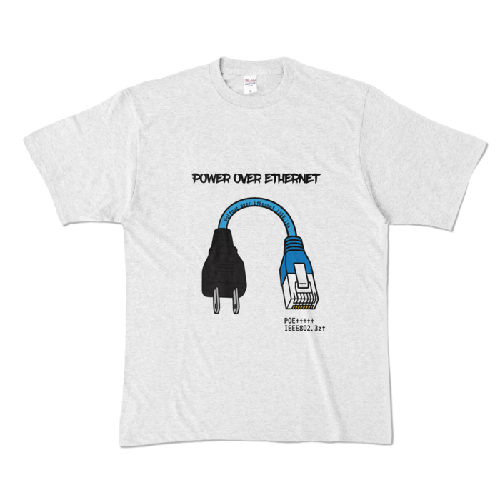 カラーTシャツ - XL - アッシュ (淡色)