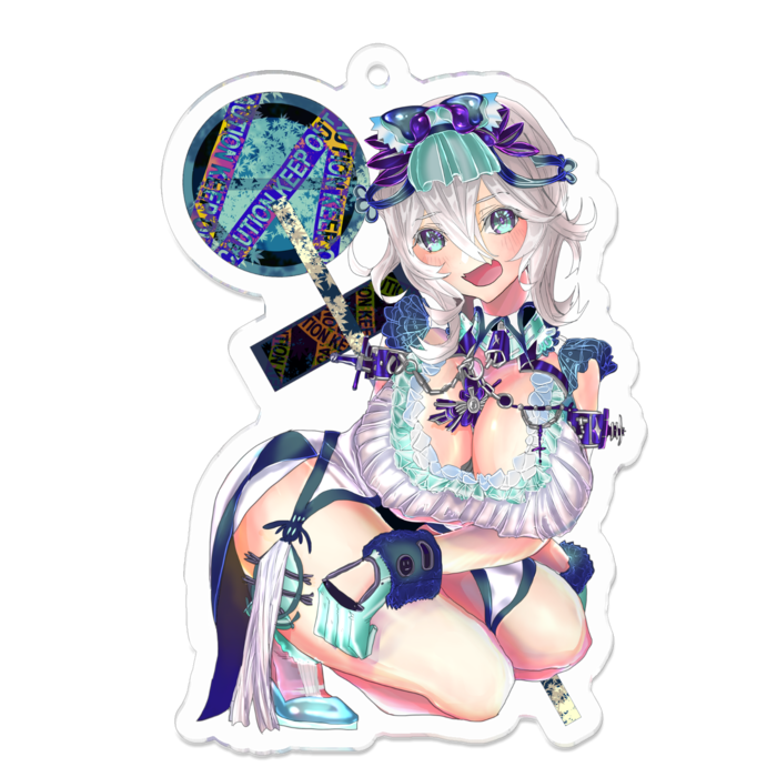 アクリルキーホルダー - 70 x 70 (mm)