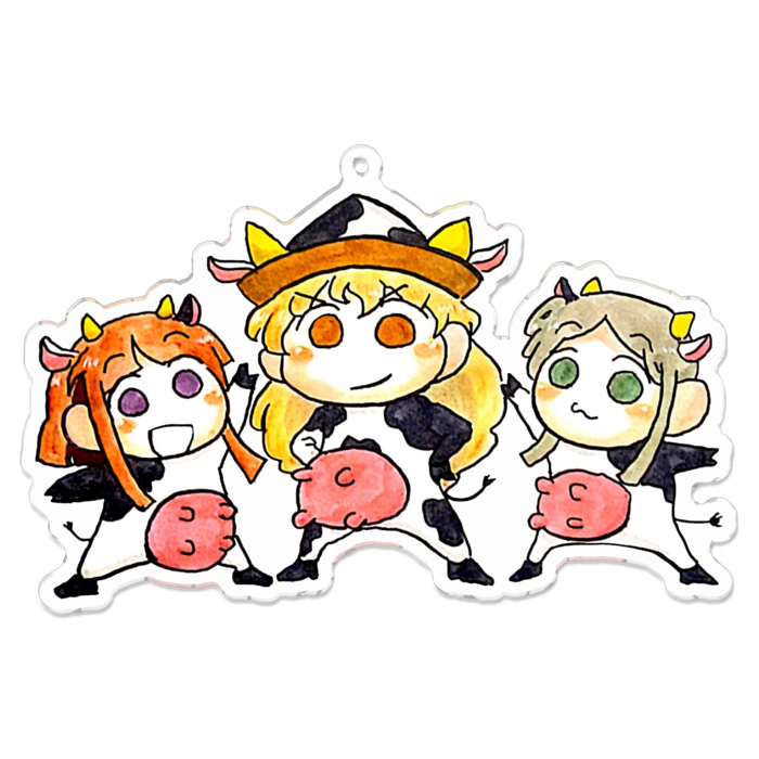 アクリルキーホルダー - 100 x 100 (mm)