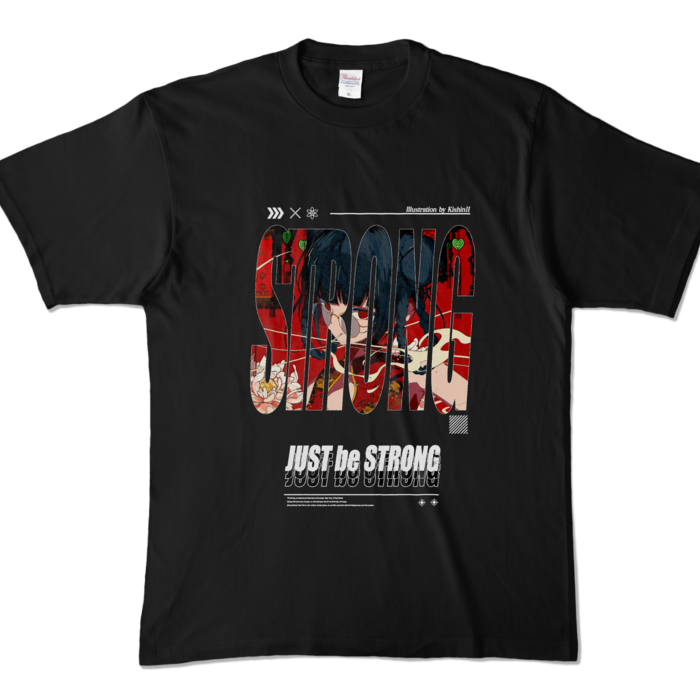 カラーTシャツ - XL - ブラック (濃色)