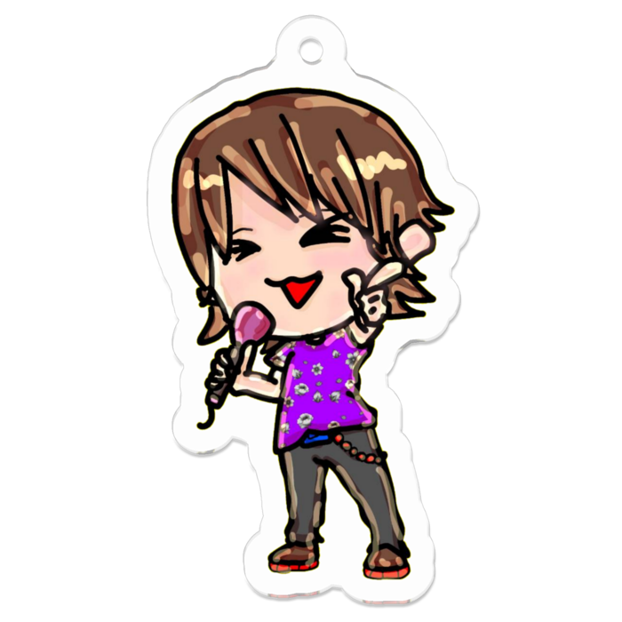 アクリルキーホルダー - 50 x 50 (mm)