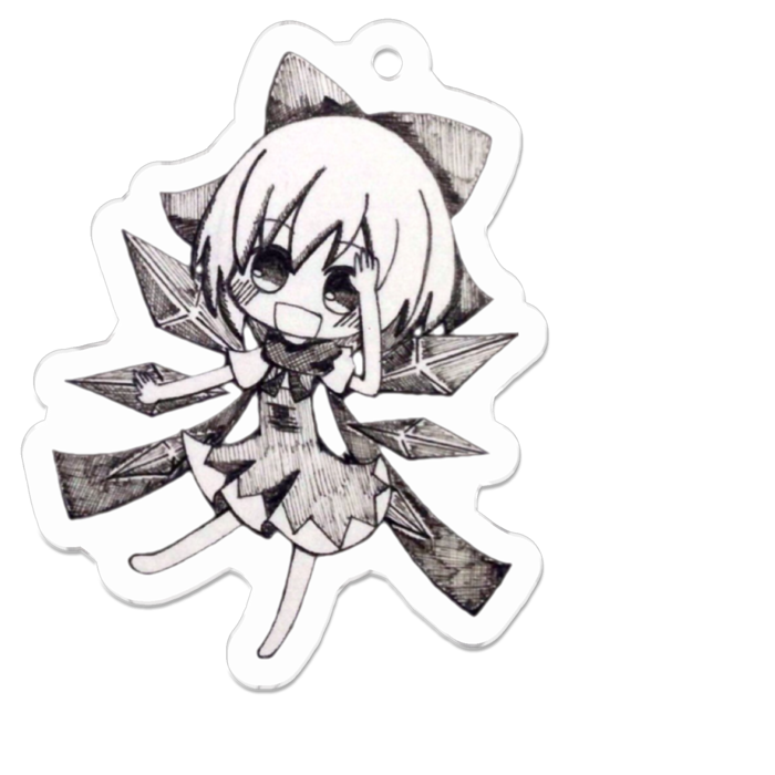 アクリルキーホルダー - 50 x 50 (mm)