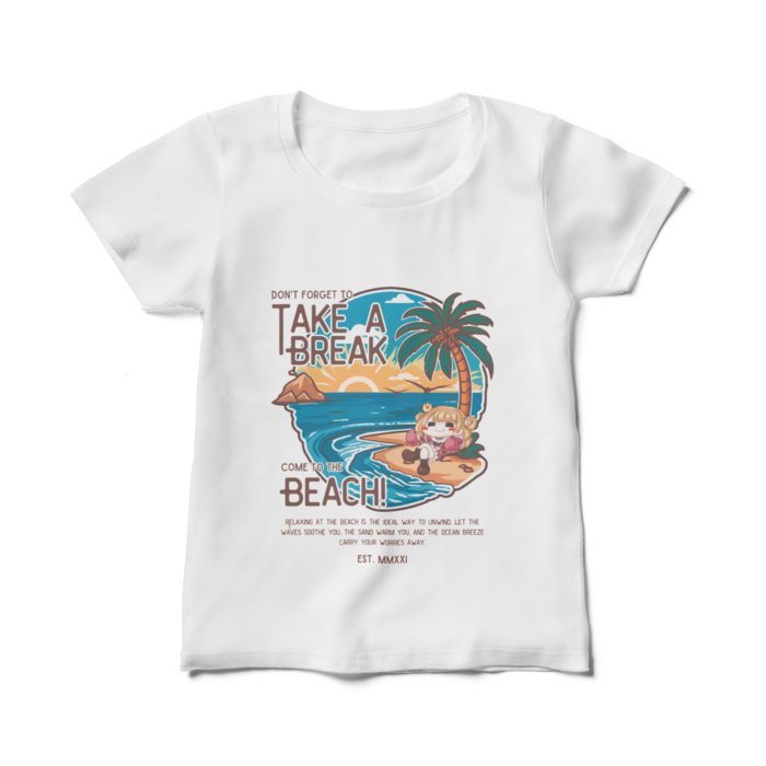レディースTシャツ - M - 白