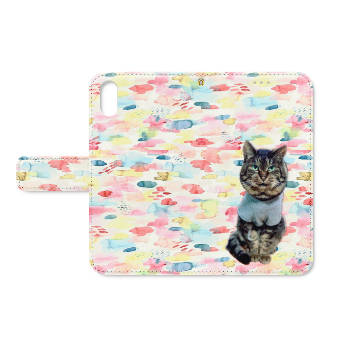 手帳型iPhoneケース - iPhone X - ストラップ穴 あり