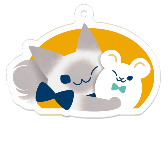 アクリルキーホルダー - 50 x 50 (mm)