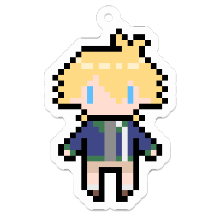 アクリルキーホルダー（コーティング） - 50 x 50 (mm)