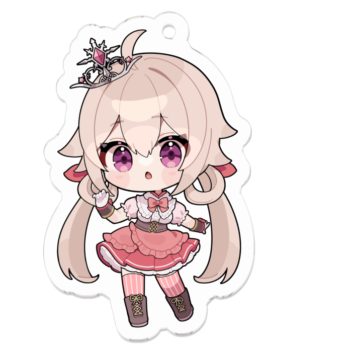 アクリルキーホルダー - 50 x 50 (mm)