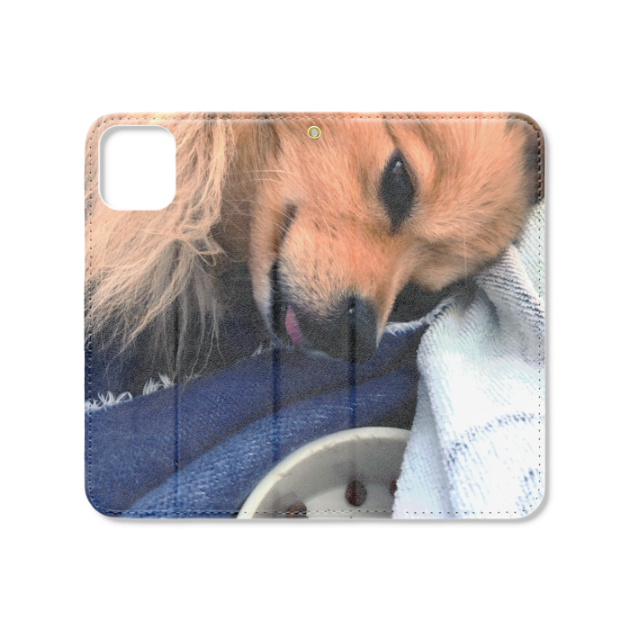 手帳型iPhoneケース（ベルトなし） - iPhone 11 - ストラップ穴 あり