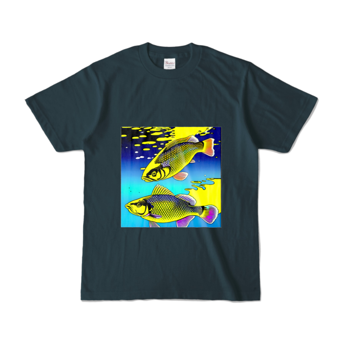 カラーTシャツ - S - デニム (濃色)