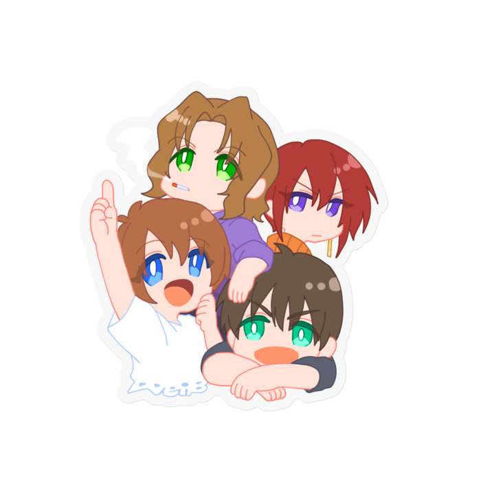 ステッカー - 100 x 100 (mm)