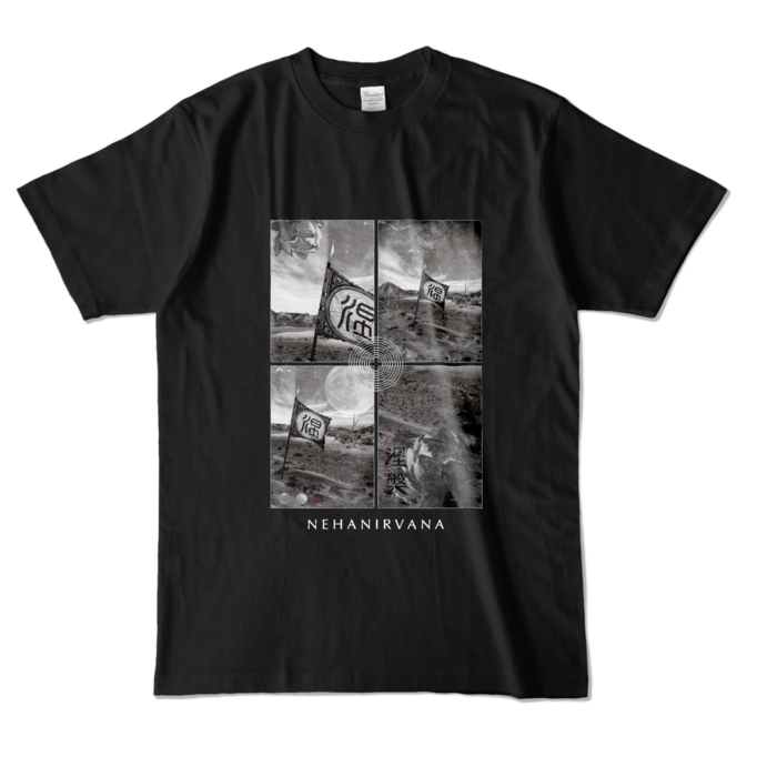 NEHAN FLAG TEE / BLACK / L