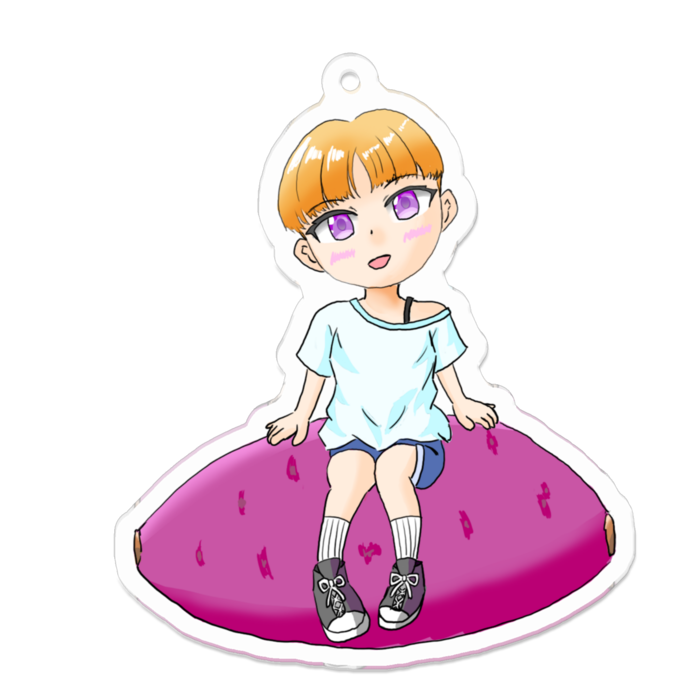 アクリルキーホルダー - 70 x 70 (mm)