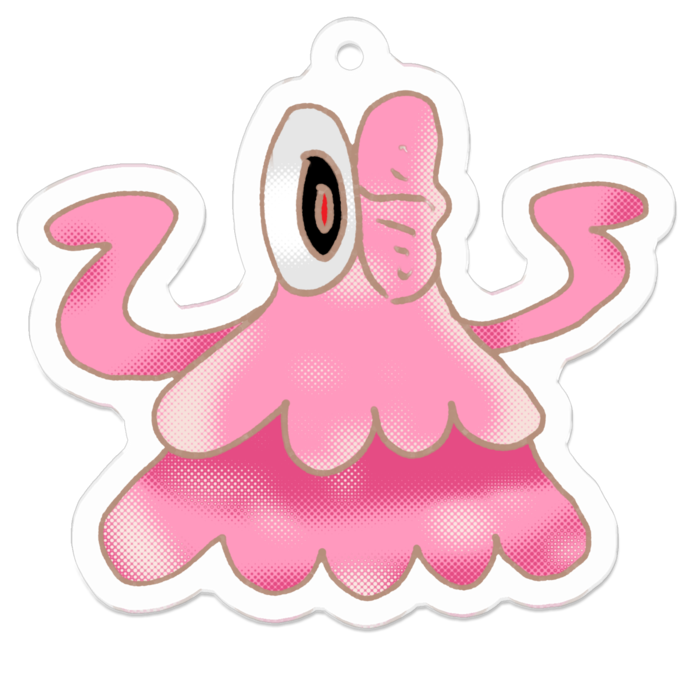 アクリルキーホルダー（コーティング） - 50 x 50 (mm)