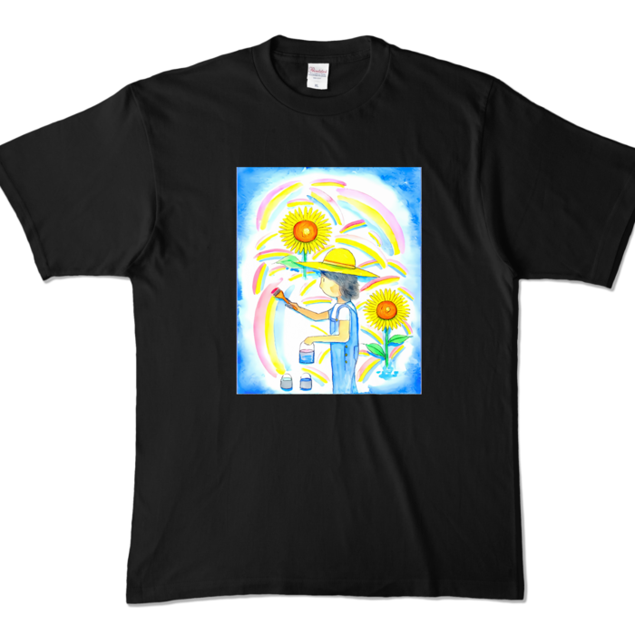 カラーTシャツ - XL - ブラック (濃色)