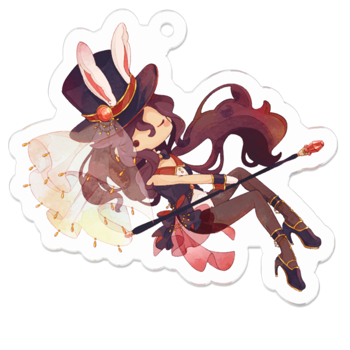 アクリルキーホルダー - 50 x 50 (mm)