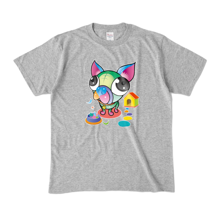 カラーTシャツ - M - 杢グレー (濃色)