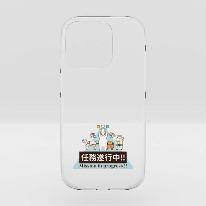 クリアiPhoneケース　iPhone 15Pro