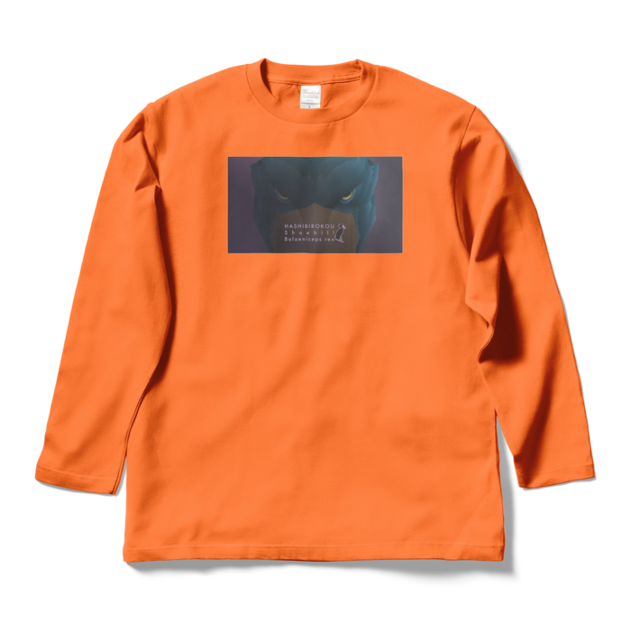 ロングスリーブTシャツ - L - オレンジ