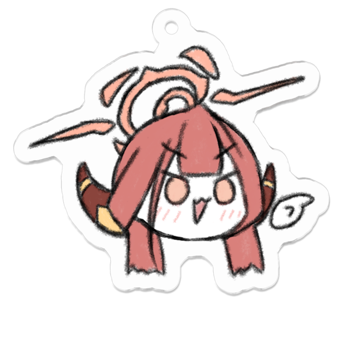 アクリルキーホルダー - 50 x 50 (mm)