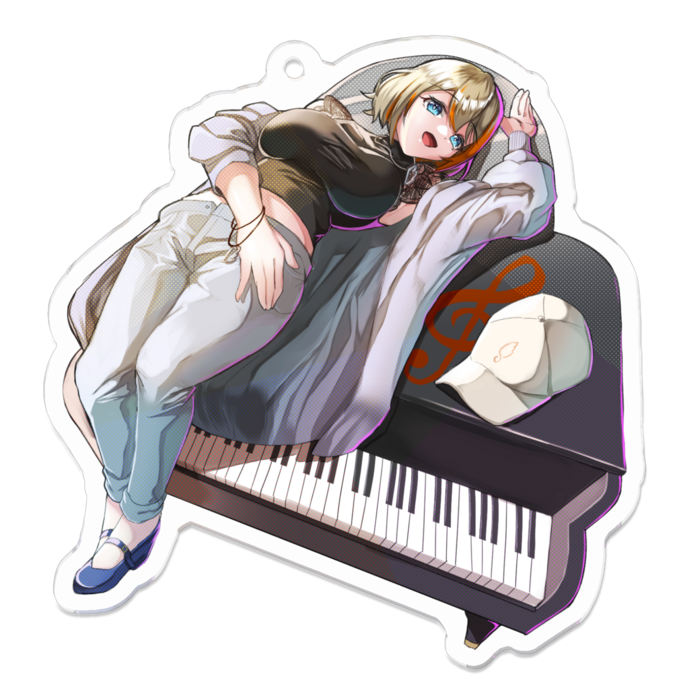 アクリルキーホルダー - 70 x 70 (mm)