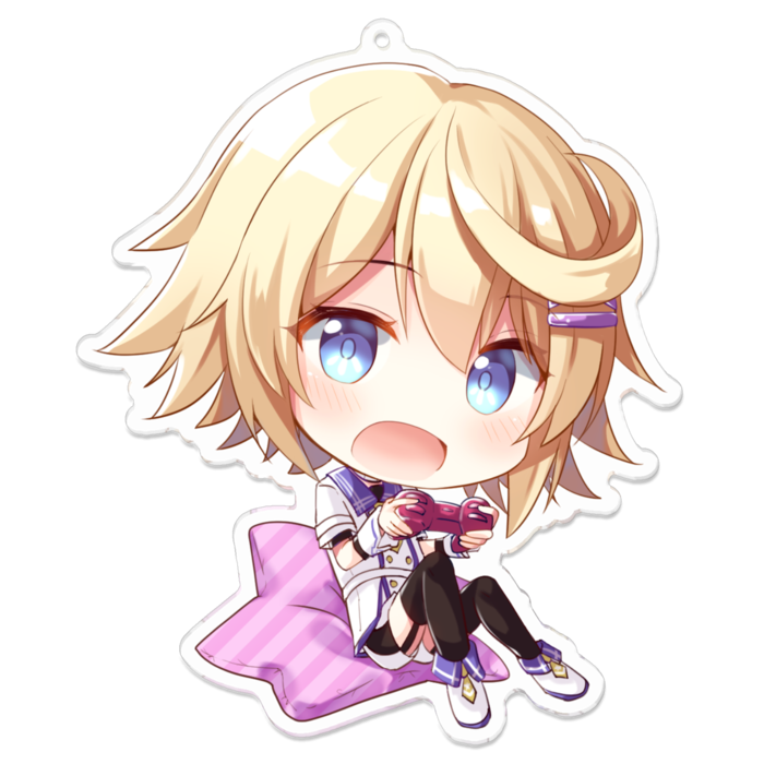 アクリルキーホルダー（コーティング） - 100 x 100 (mm)