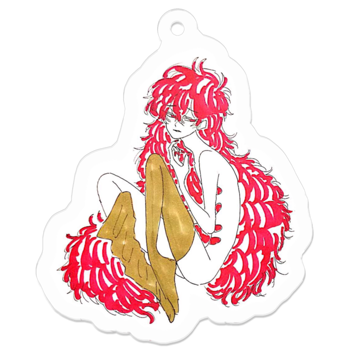 アクリルキーホルダー - 50 x 50 (mm)