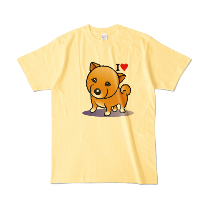 カラーTシャツ - L - ライトイエロー (淡色)(1)