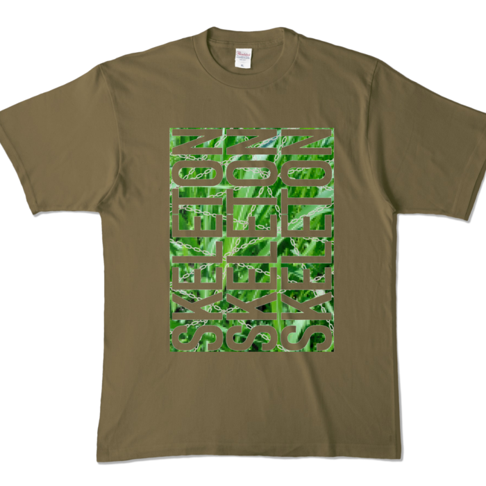 カラーTシャツ - XL - オリーブ (濃色)