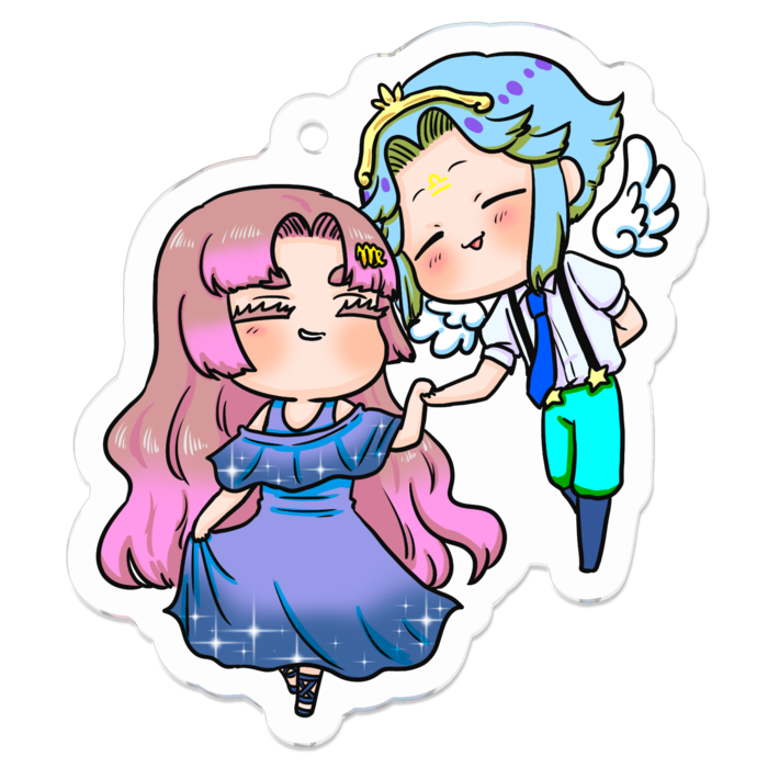 アクリルキーホルダー - 50 x 50 (mm)