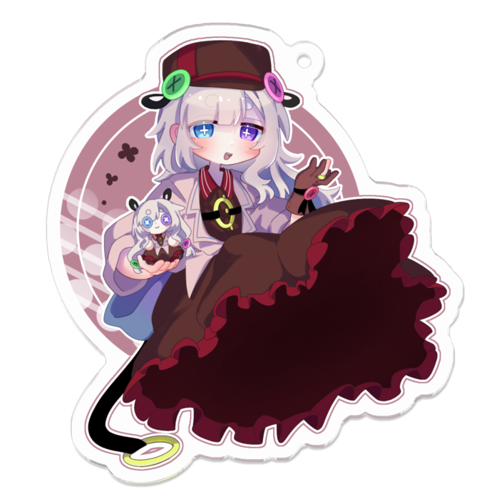 アクリルキーホルダー - 70 x 70 (mm)