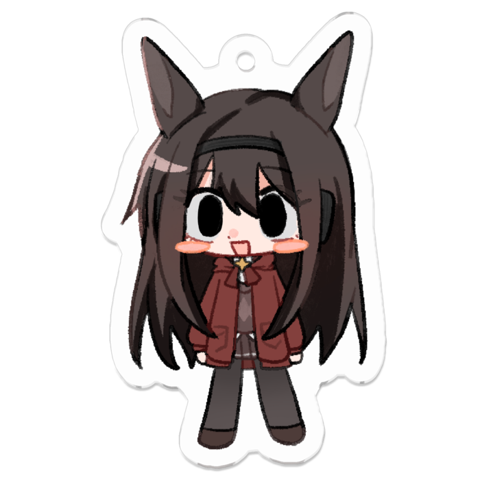 アクリルキーホルダー - 50 x 50 (mm)