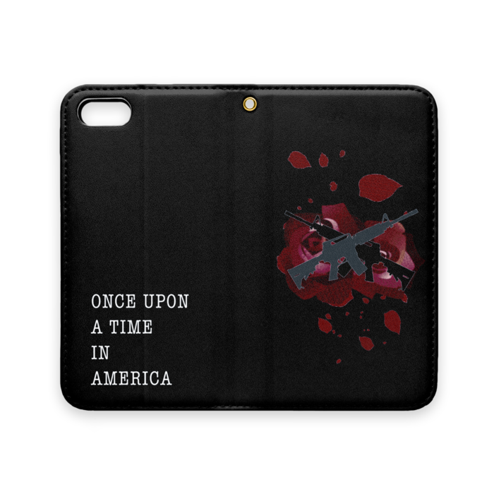 手帳型iPhoneケース（ベルトなし） - iPhone 5 / 5s / SE - ストラップ穴 あり