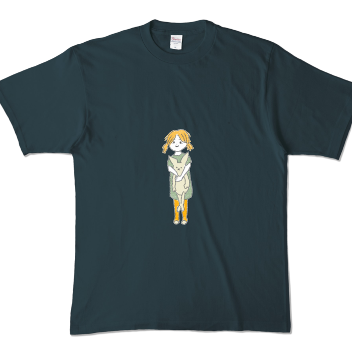 カラーTシャツ - XL - デニム (濃色)