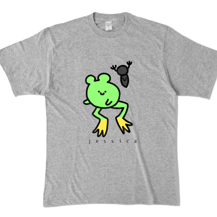 カラーTシャツ - XL - 杢グレー (濃色)