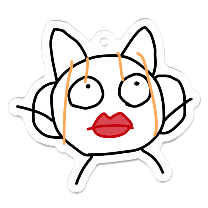 アクリルキーホルダー - 50 x 50 (mm)