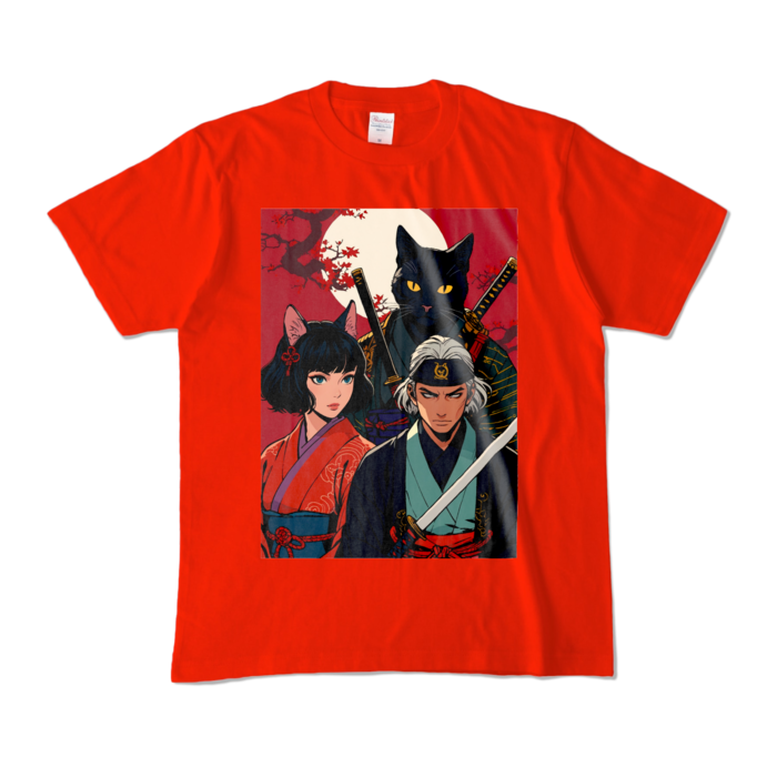 カラーTシャツ - M - レッド (濃色)