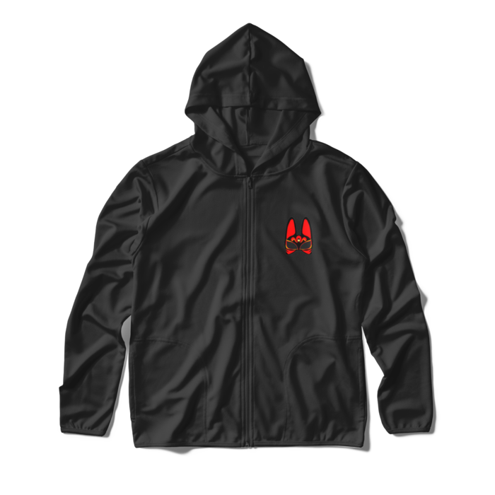 ジップパーカー - M - ブラック