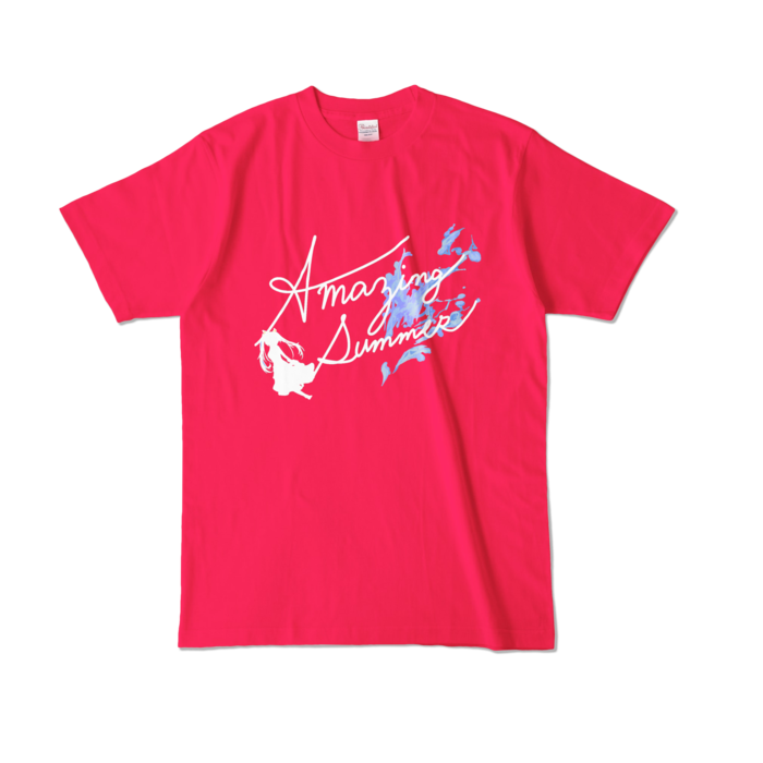 カラーTシャツ - L - ホットピンク (濃色)