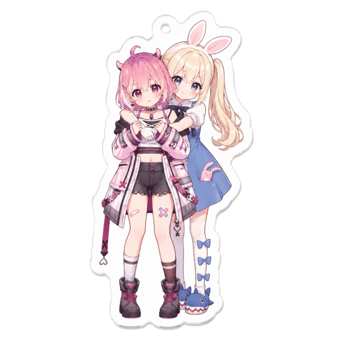 アクリルキーホルダー - 70 x 70 (mm)